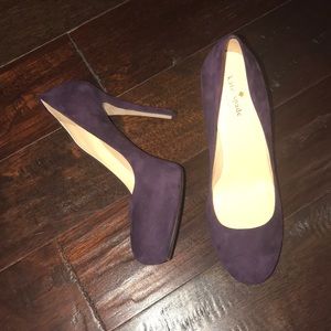 Gently Loved Royal Purple Kate Spade Platforms